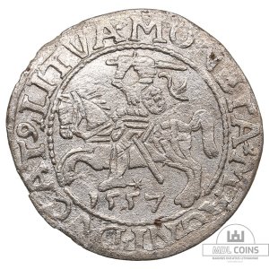 1557 metų Žygimanto Augusto 1/2 grašio