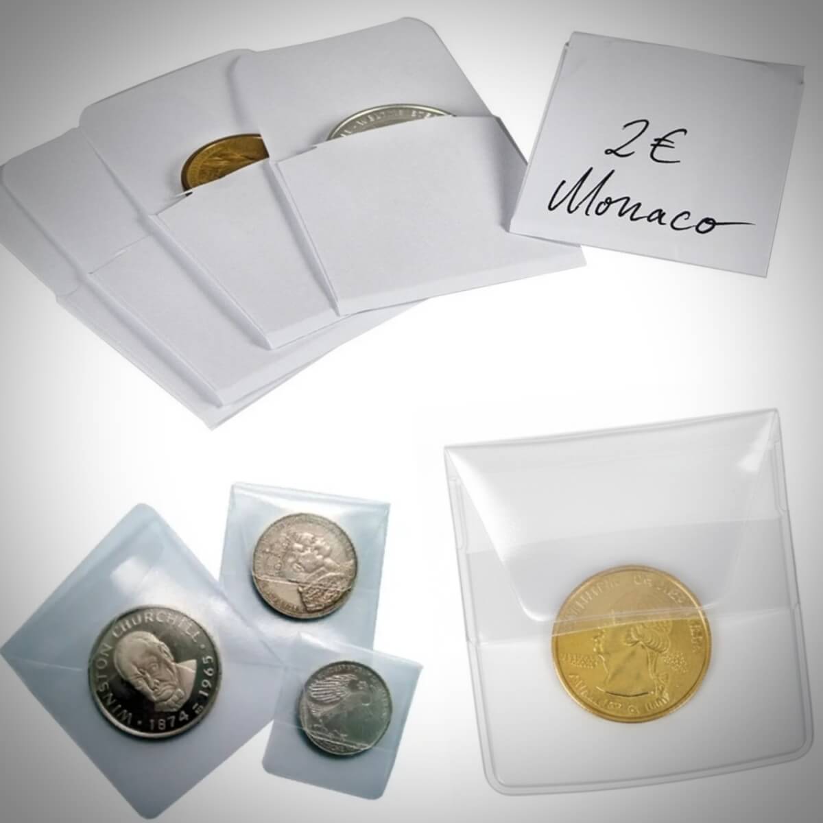 "SAFE" viengubi monetų vokeliai (50 vnt.)