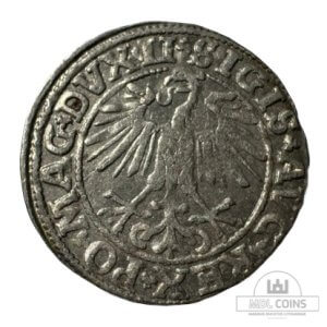 Alternative view of 1550 metų Žygimanto Augusto 1/2 grašio