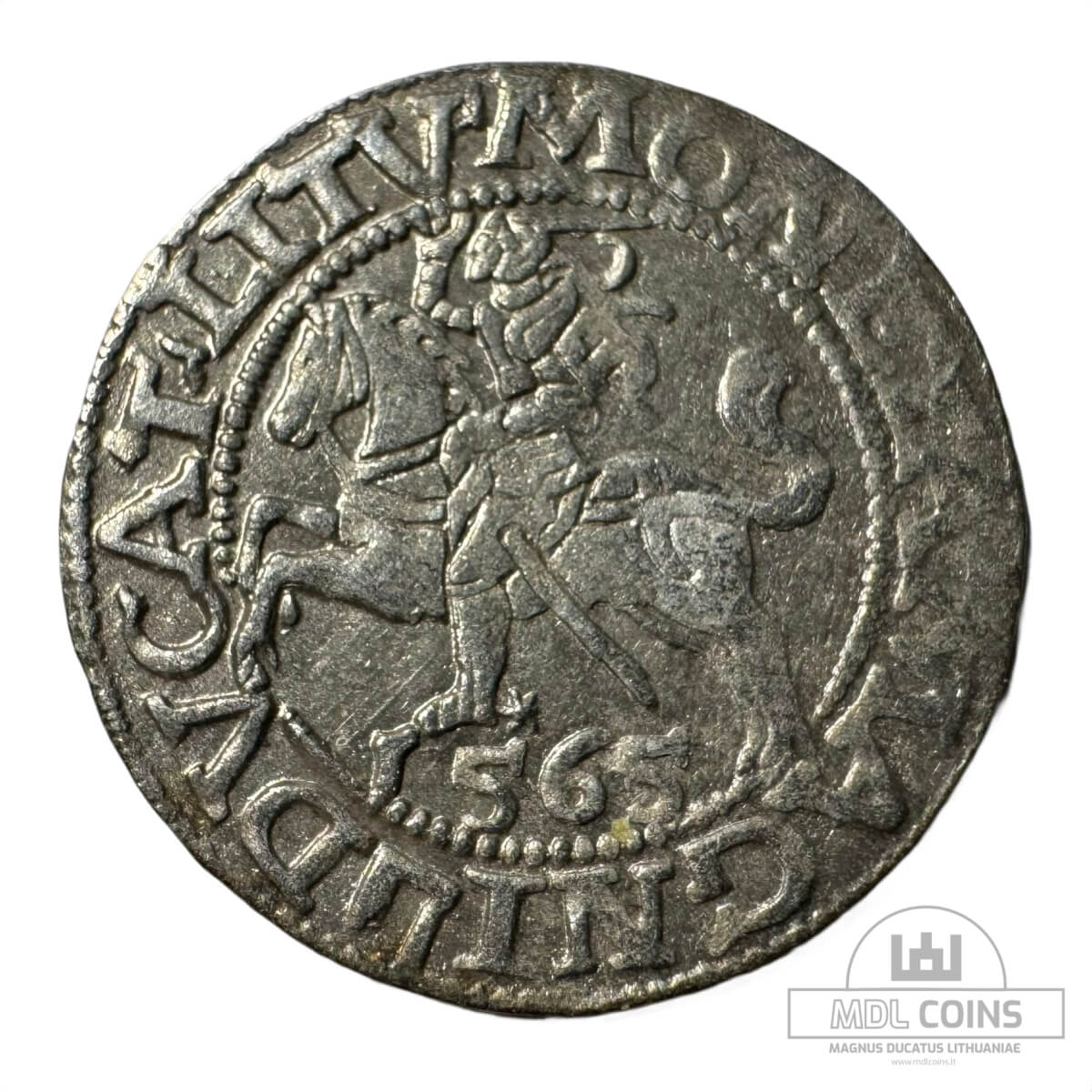 1565 metų Žygimanto Augusto 1/2 grašio