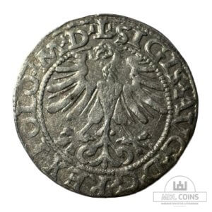 Alternative view of 1565 metų Žygimanto Augusto 1/2 grašio