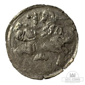 1498-1506 metų Aleksandro Jogailaičio denaras - Gotika