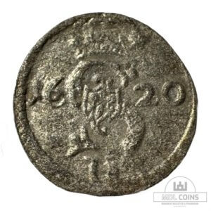 1620 metų Žygimanto Vazos 2 denarai