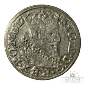 Alternative view of 1626 metų Žygimanto Vazos grašis