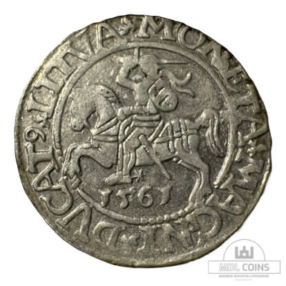 1561 metų Žygimanto Augusto 1/2 grašio