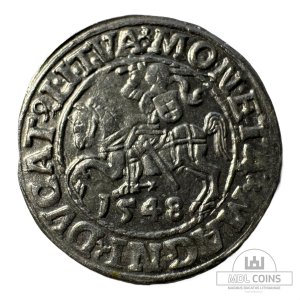 1548 metų Žygimanto Augusto 1/2 grašio