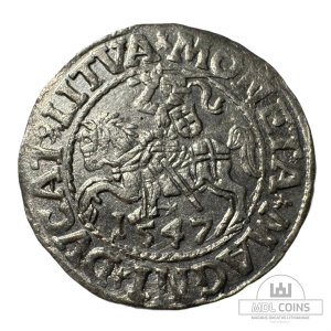 1547 metų Žygimanto Augusto 1/2 grašio