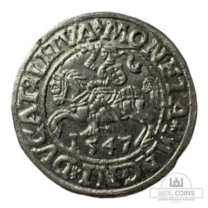 1547 metų Žygimanto Augusto 1/2 grašio