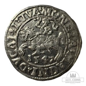 1547 metų Žygimanto Augusto 1/2 grašio