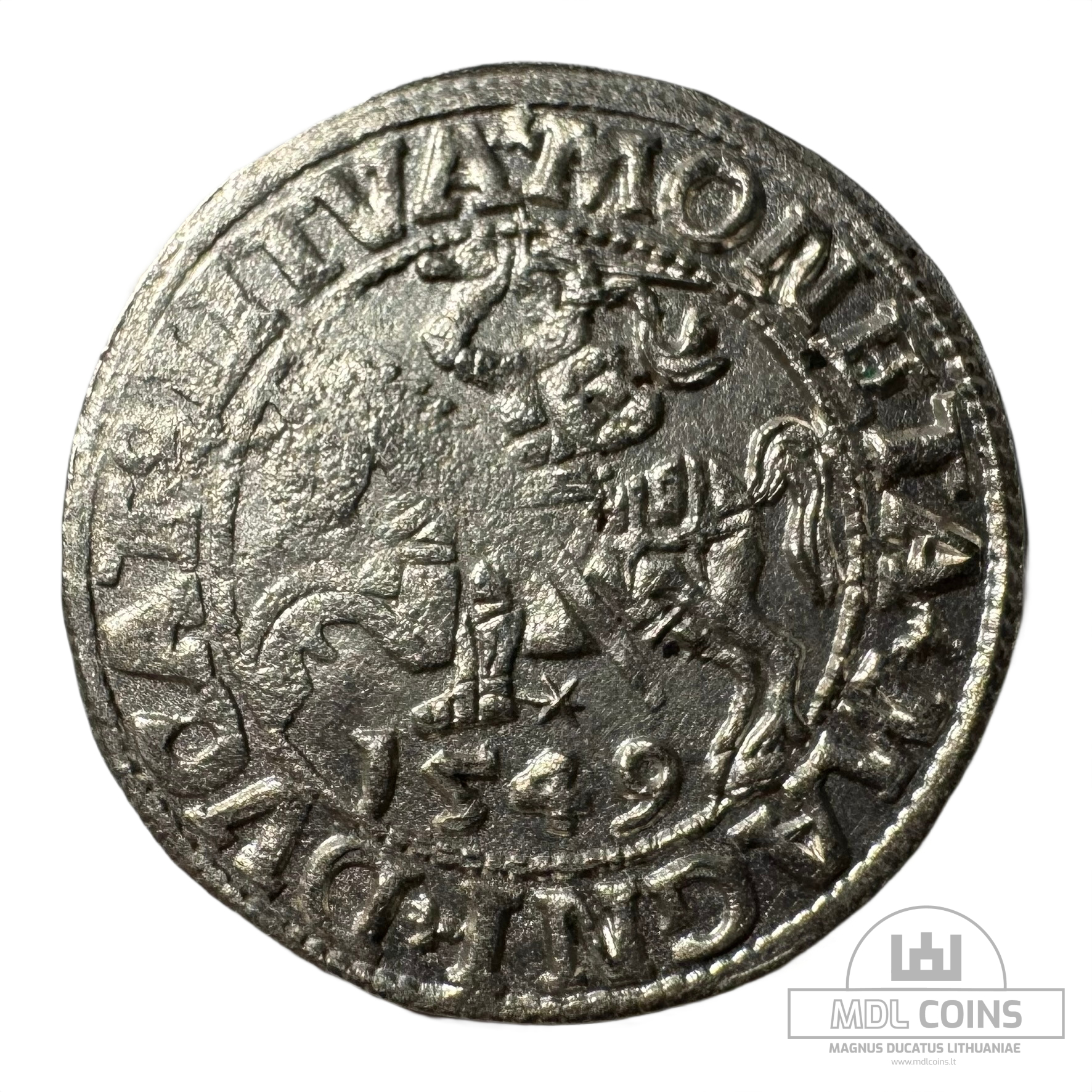 1549 metų Žygimanto Augusto 1/2 grašio