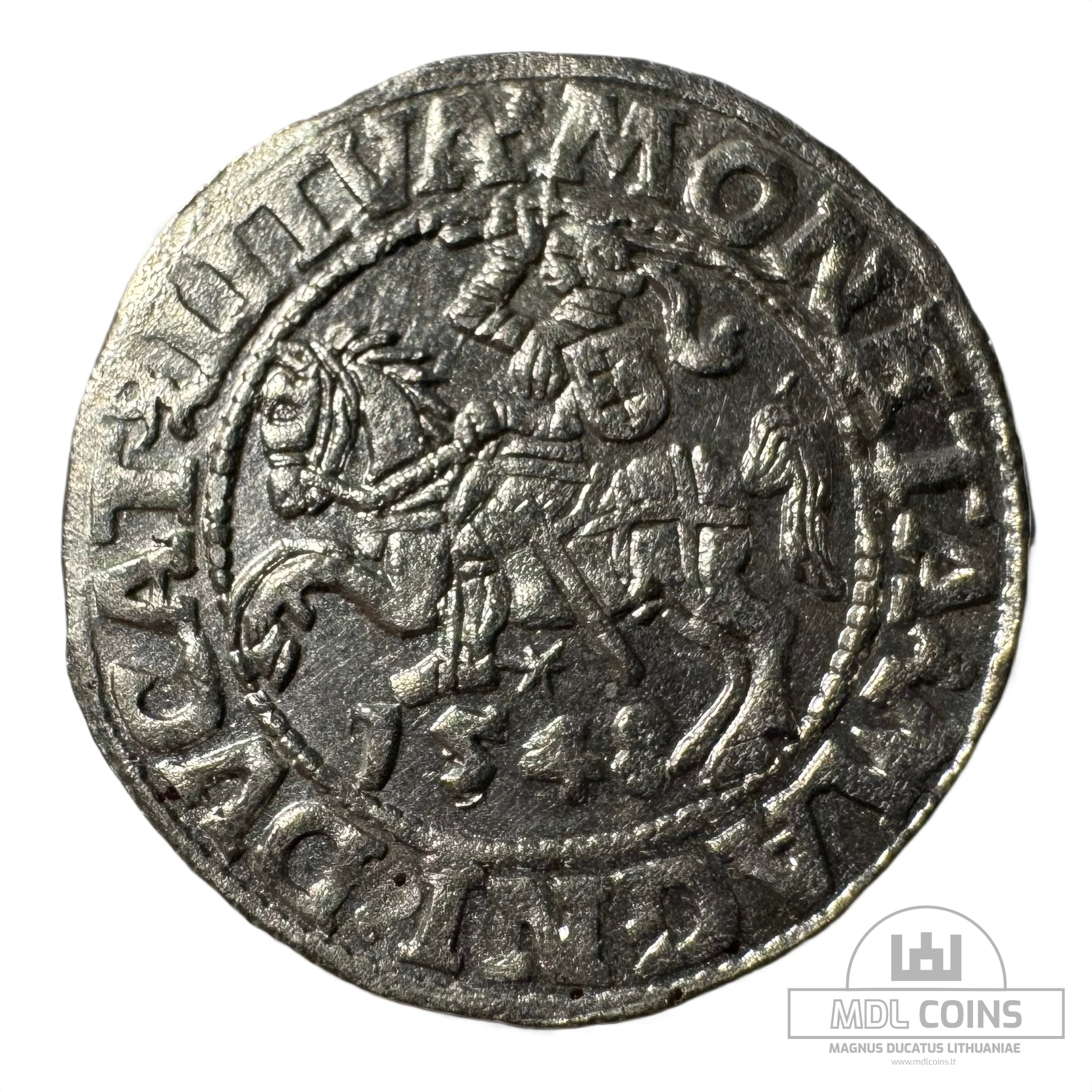 1548 metų Žygimanto Augusto 1/2 grašio