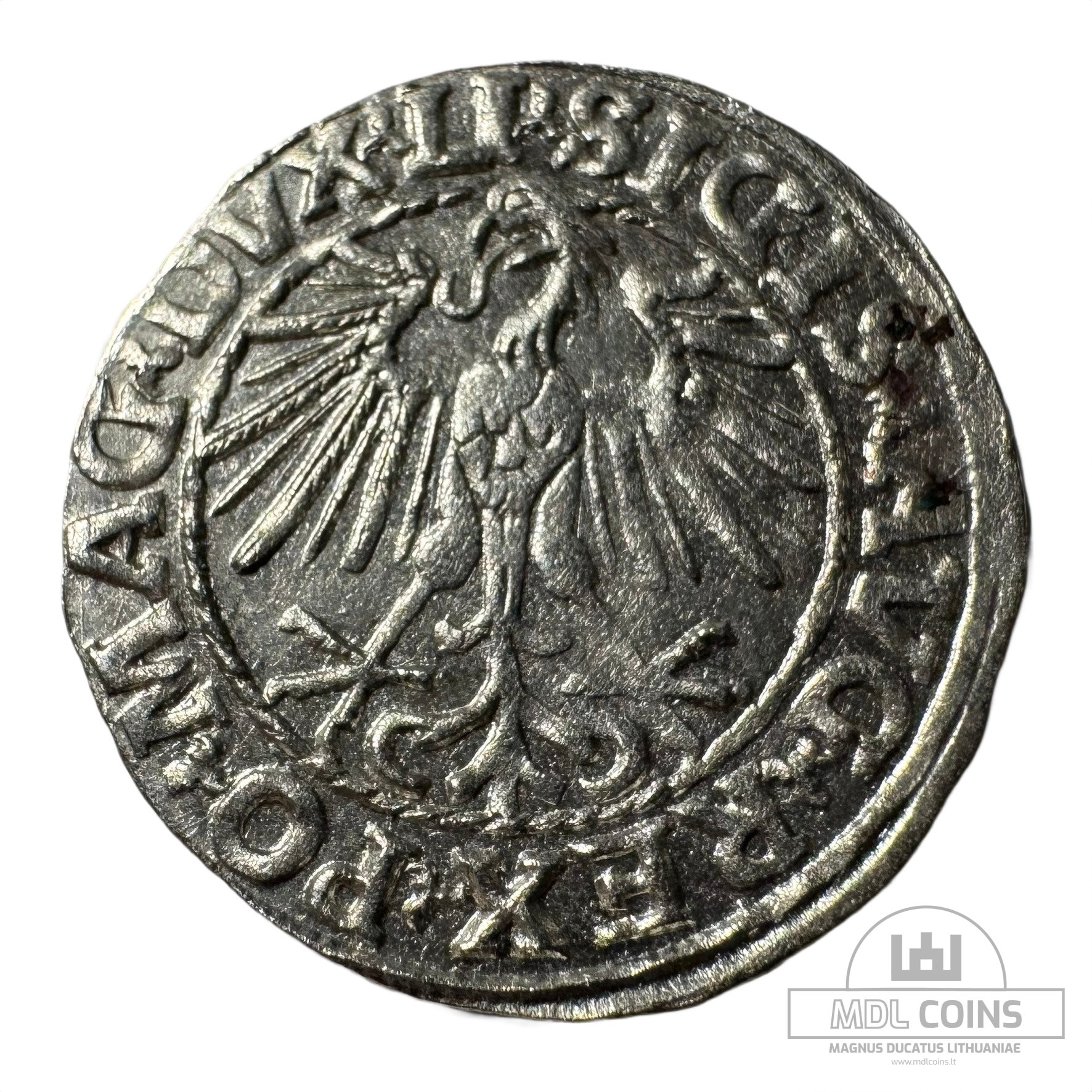 1548 metų Žygimanto Augusto 1/2 grašio - Image 2