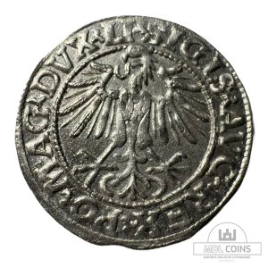 Alternative view of 1548 metų Žygimanto Augusto 1/2 grašio