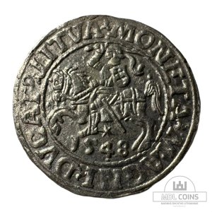 1548 metų Žygimanto Augusto 1/2 grašio