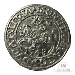 1548 metų Žygimanto Augusto 1/2 grašio