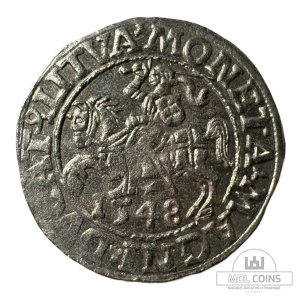 1548 metų Žygimanto Augusto 1/2 grašio