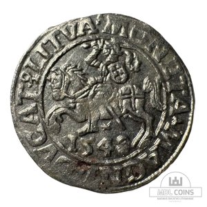 1548 metų Žygimanto Augusto 1/2 grašio