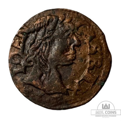 1666 metų Jono Kazimiero šilingas - Vilniaus kalykla - Image 2