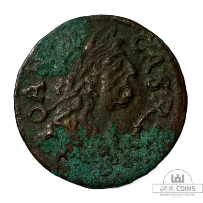 1666 metų Jono Kazimiero šilingas - Vilniaus kalykla - Image 2