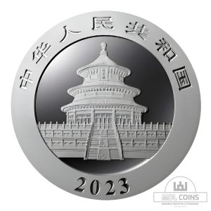 Alternative view of Kinija - 2023 metų 10 yuan - Panda - (Sidabras 999 / 30 g)