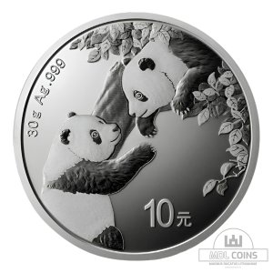 Kinija - 2023 metų 10 yuan - Panda - (Sidabras 999 / 30 g)