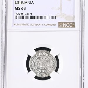 Alternative view of 1547 metų Žygimanto Augusto 1/2 grašio - NGC MS63