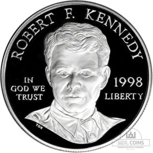 Alternative view of JAV - 1998 metų 1 doleris - "Robert F. Kennedy" - (Sidabras 900 / 26,73 g)