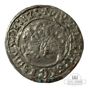 1512 metų Žygimanto Senojo 1/2 grašio - Dvigubas kalimas