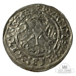 Alternative view of 1512 metų Žygimanto Senojo 1/2 grašio - Dvigubas kalimas