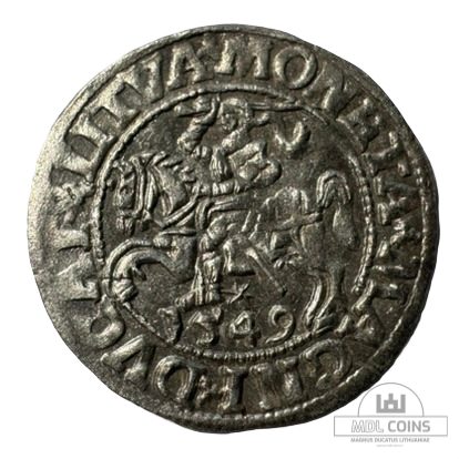 1549 metų Žygimanto Augusto 1/2 grašio