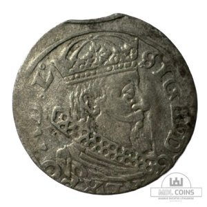 Alternative view of 1627 metų Žygimanto Vazos grašis