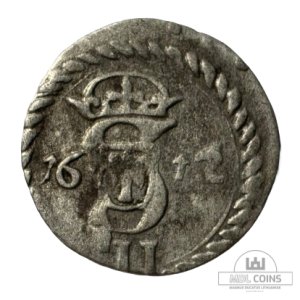 1612 metų Žygimanto Vazos 2 denarai