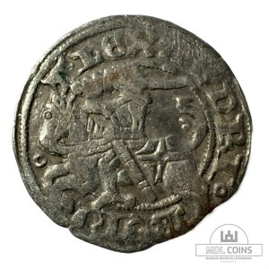 1501-1506 metų Aleksandro Jogailaičio 1/2 grašio - Gotika