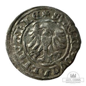 Alternative view of 1501-1506 metų Aleksandro Jogailaičio 1/2 grašio - Gotika