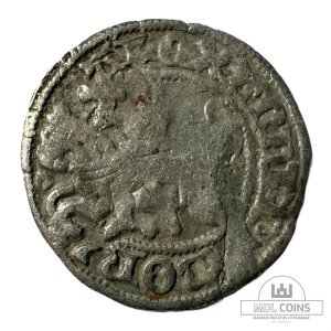 1501-1506 metų Aleksandro Jogailaičio 1/2 grašio - Gotika