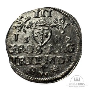 1592 metų Žygimanto Vazos 3 grašiai