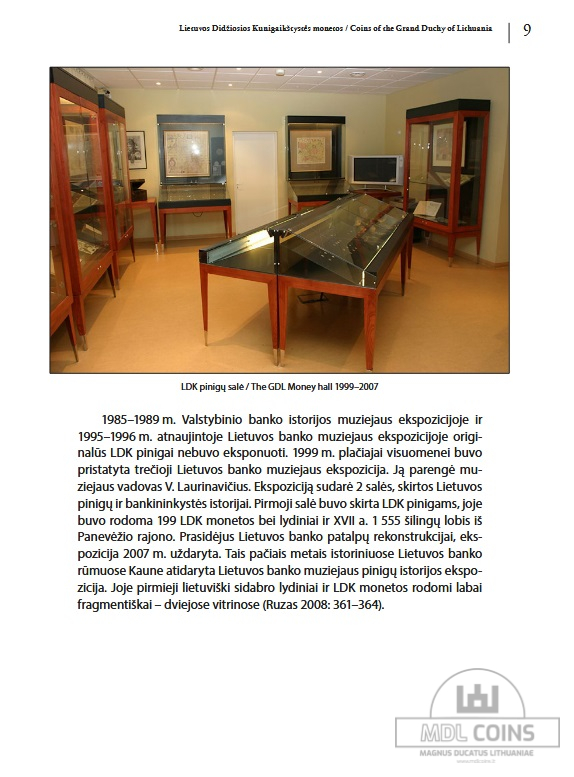 Knyga / katalogas - "Lietuvos Didžiosios Kunigaikštystės monetos Lietuvos banko Pinigų muziejuje" - Image 3