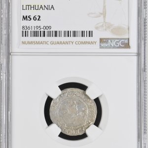 Alternative view of 1512 metų Žygimanto Senojo 1/2 grašio – Katalogo nr. H40 AJ – NGC MS62