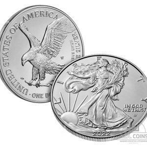 Alternative view of JAV - 2022 metų 1 doleris - "Silver Eagle" - Su dėžute - (Sidabras 999 / 31,1 g)