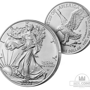 Alternative view of JAV - 2023 metų 1 doleris - "Silver Eagle" - Su dėžute - (Sidabras 999 / 31,1 g)