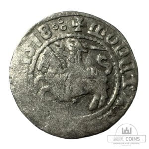1518 metų Žygimanto Senojo 1/2 grašio - Katalogo nr. H55 M