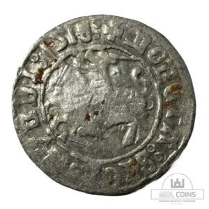 1518 metų Žygimanto Senojo 1/2 grašio - Katalogo nr. H55 AG