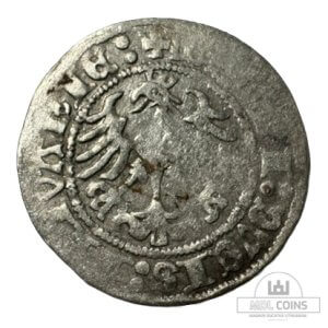 Alternative view of 1518 metų Žygimanto Senojo 1/2 grašio - Katalogo nr. H53 A1 - II retumas