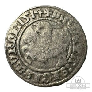 1514 metų Žygimanto Senojo 1/2 grašio