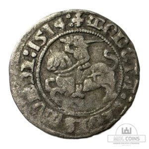 1514 metų Žygimanto Senojo 1/2 grašio