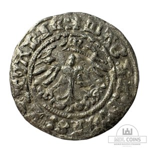 Alternative view of 1512 metų Žygimanto Senojo 1/2 grašio - Dvigubas kalimas