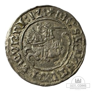 1512 metų Žygimanto Senojo 1/2 grašio - Dvigubas kalimas