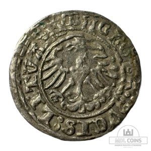 Alternative view of 1512 metų Žygimanto Senojo 1/2 grašio - Dvigubas kalimas