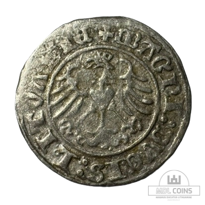 1510 metų Žygimanto Senojo 1/2 grašio - Image 2