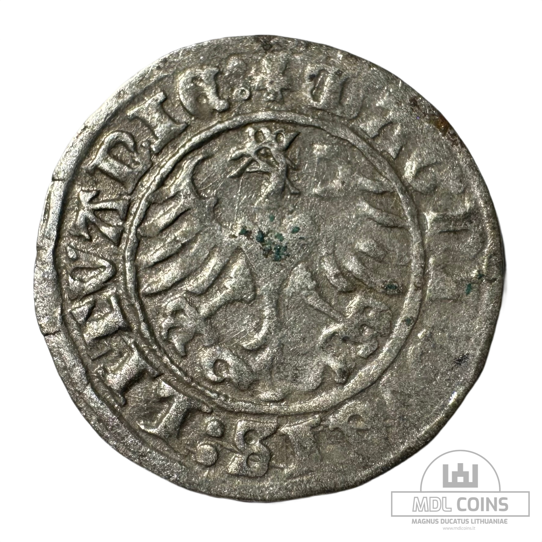 1510 metų Žygimanto Senojo 1/2 grašio - Image 2